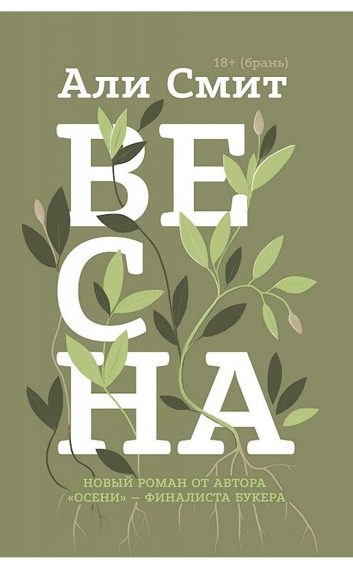 Обложка книги «Весна» автора Али Смита издание 2020 года. ISBN 9785041065850.