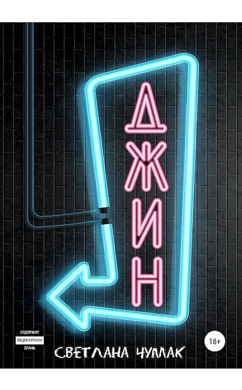 Обложка книги «Джин» автора Светланы Чумак издание 2020 года.