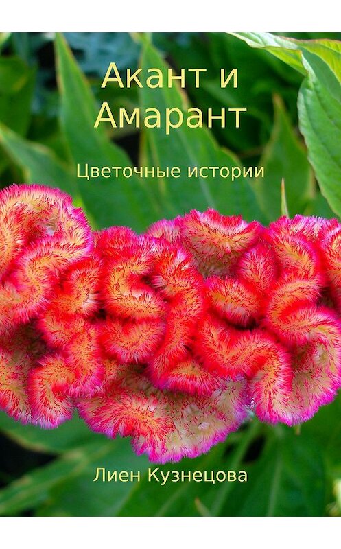 Обложка книги «Цветочные истории. Акант и Амарант» автора Лиен Кузнецовы издание 2018 года.