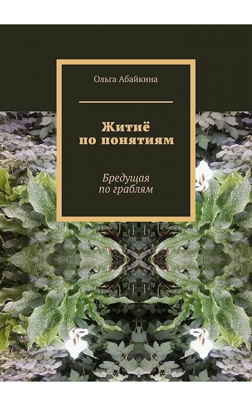 Обложка книги «Житиё по понятиям. Бредущая по граблям» автора Ольги Абайкины. ISBN 9785449849953.