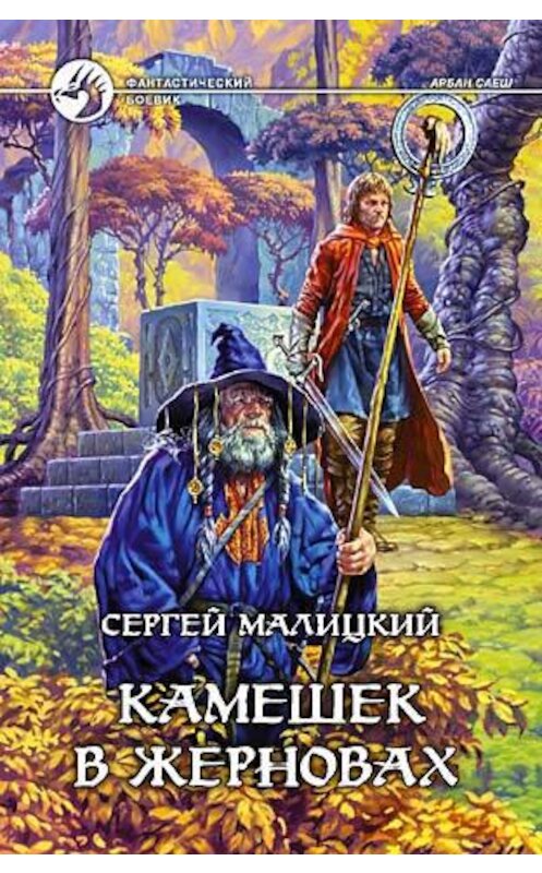 Обложка книги «Камешек в жерновах» автора Сергея Малицкия издание 2006 года. ISBN 5935567849.