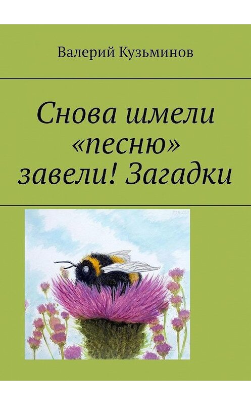 Обложка книги «Снова шмели «песню» завели! Загадки» автора Валерия Кузьминова. ISBN 9785005303103.