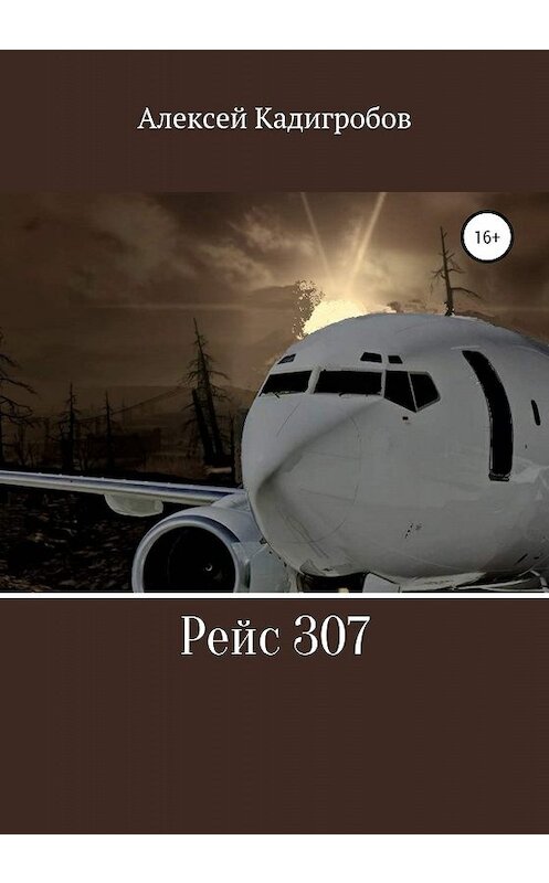 Обложка книги «Рейс 307» автора Алексея Кадигробова издание 2020 года.