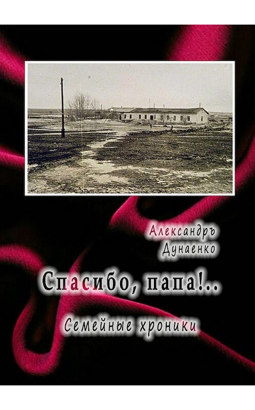 Обложка книги «Спасибо, папа! Семейные хроники» автора Александръ Дунаенко. ISBN 9785447471347.