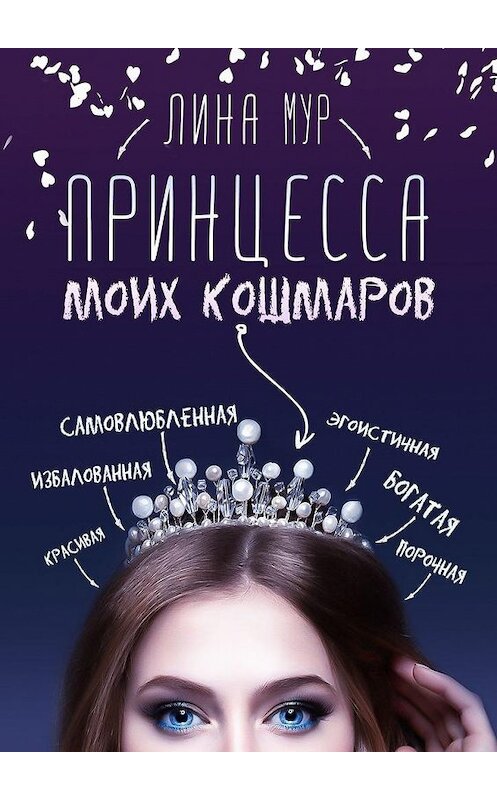 Обложка книги «Принцесса моих кошмаров» автора Линой Мур. ISBN 9785005302991.