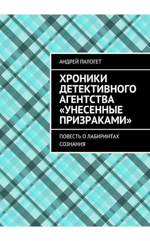 Обложка книги «Хроники детективного агентства «Унесенные призраками». Повесть о лабиринтах сознания» автора Андрея Палогета. ISBN 9785448515972.