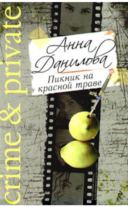 Обложка книги «Пикник на красной траве» автора Анны Даниловы издание 2009 года. ISBN 9785699319558.