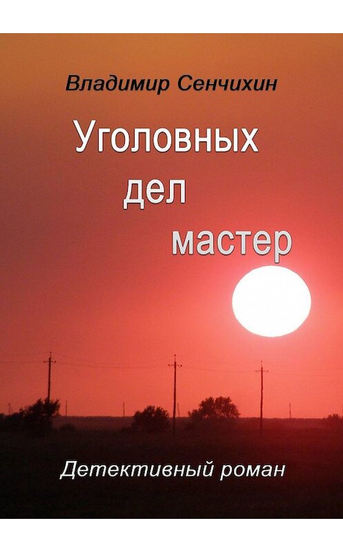 Обложка книги «Уголовных дел мастер» автора Владимира Сенчихина. ISBN 9785448538780.