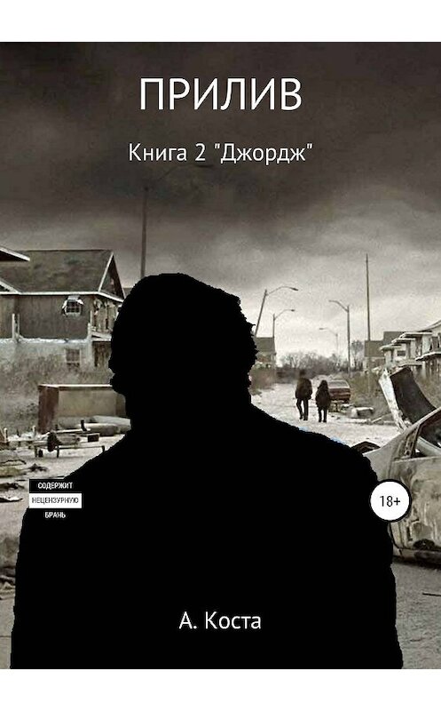 Обложка книги «ПРИЛИВ. Книга 2. «Джордж»» автора Алекс Косты издание 2019 года.