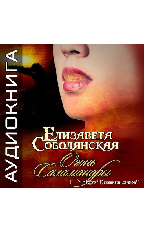 Обложка аудиокниги «Огонь саламандры» автора Елизавети Соболянская.