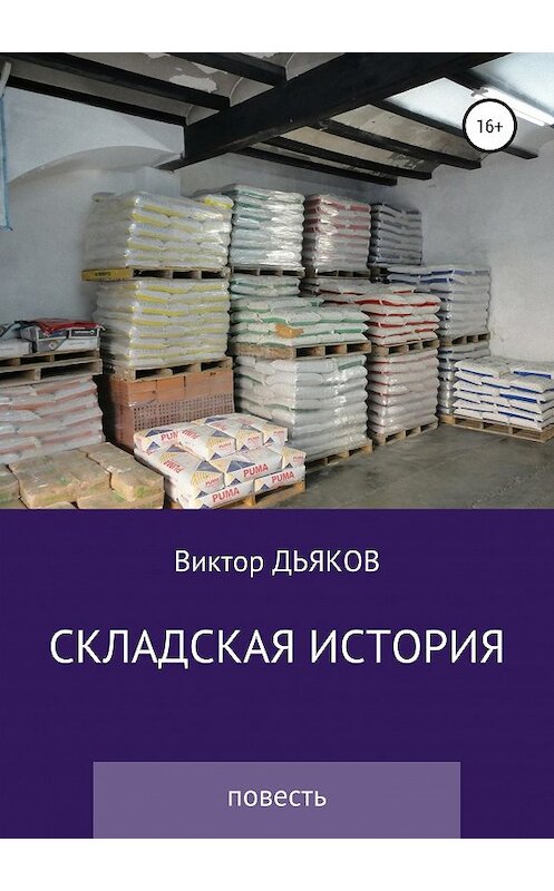 Обложка книги «Складская история» автора Виктора Дьякова издание 2019 года.