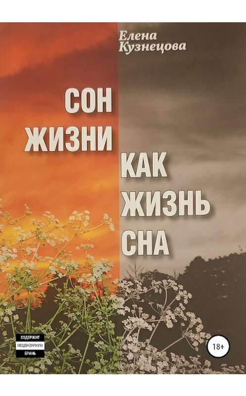 Обложка книги «Сон жизни как жизнь сна» автора Елены Кузнецовы издание 2020 года.