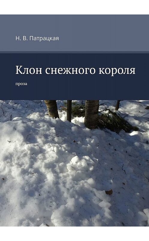 Обложка книги «Клон снежного короля. Проза» автора Н. Патрацкая. ISBN 9785005049278.