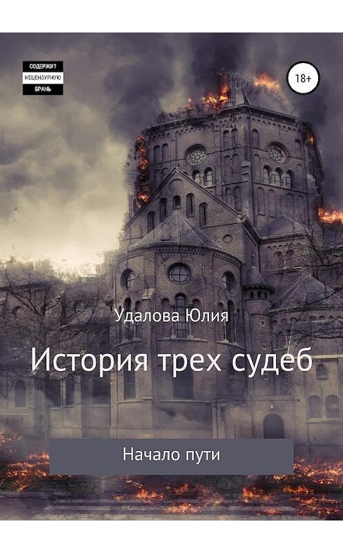 Обложка книги «История трех судеб. Начало пути» автора Юлии Григоровы издание 2020 года.