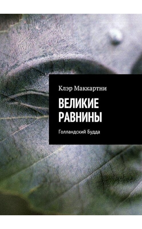 Обложка книги «Великие равнины. Голландский Будда» автора Клэр Маккартни. ISBN 9785448544170.