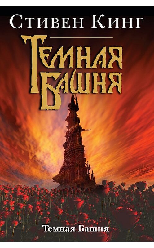 Обложка книги «Темная Башня» автора Стивена Кинга издание 2011 года. ISBN 9785170336937.