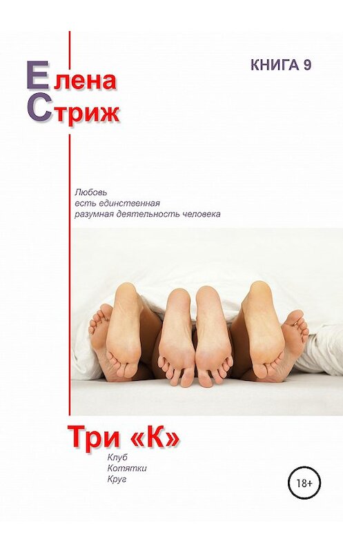 Обложка книги «Три "К"» автора Елены Стрижи издание 2020 года. ISBN 9785532071995.