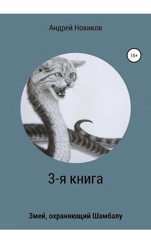 Обложка книги «3-я книга. Змей, охраняющий Шамбалу» автора Андрея Новикова издание 2020 года.