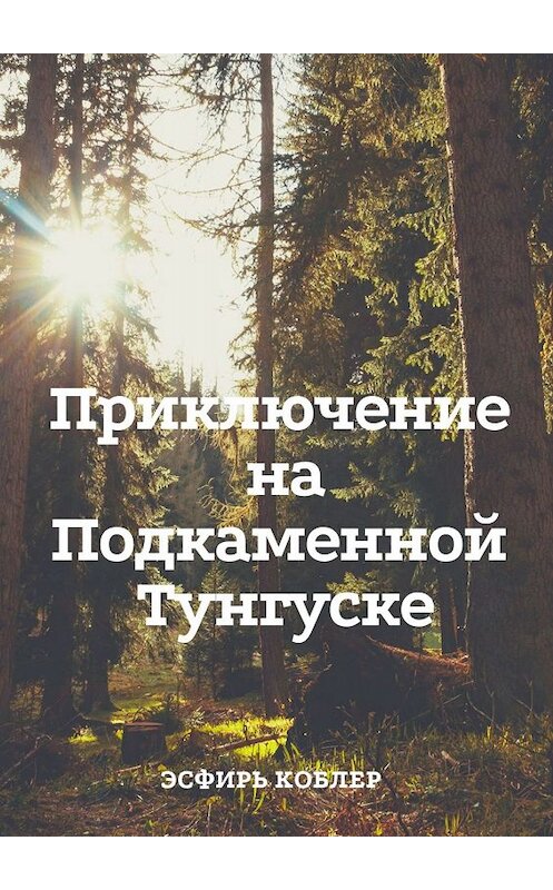 Обложка книги «Приключение на Подкаменной Тунгуске. Путешествие к самим себе» автора Эсфиря Коблера. ISBN 9785449656384.