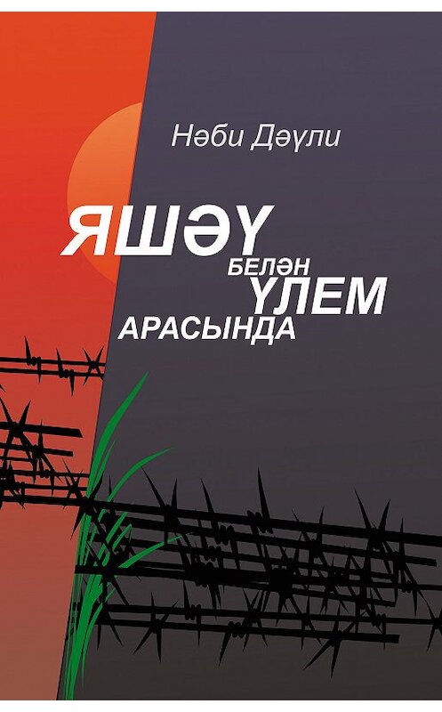 Обложка книги «Яшəү белəн үлем арасында» автора Набиуллы Давлетшина издание 2017 года. ISBN 9785298033114.