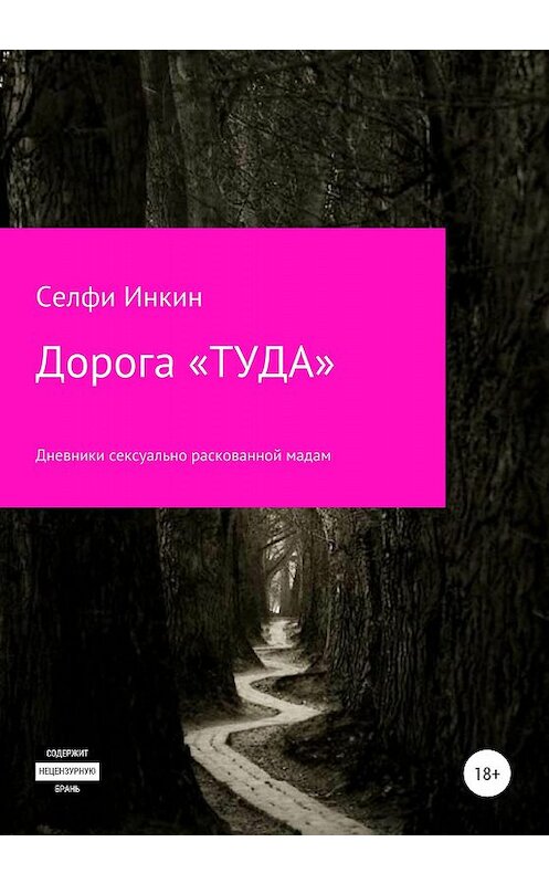 Обложка книги «Дорога «Туда». Дневники сексуально раскованной мадам» автора Селфи Инкина издание 2020 года.