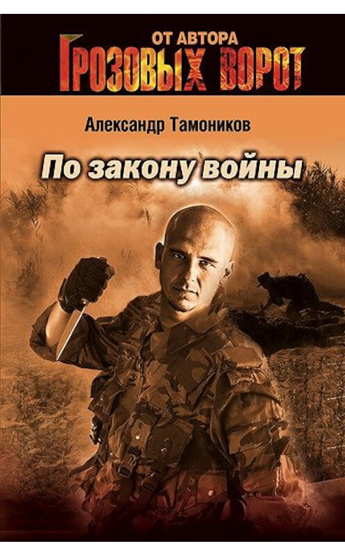 Обложка книги «По закону войны» автора Александра Тамоникова издание 2007 года. ISBN 9785699218387.