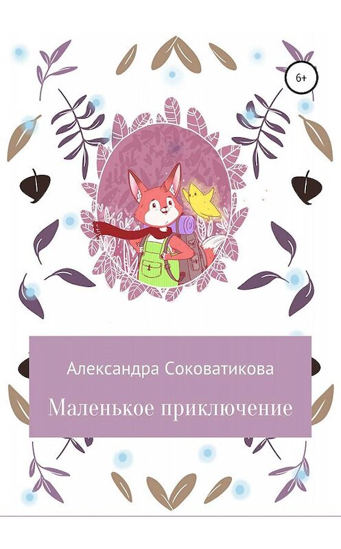 Обложка книги «Маленькое приключение» автора Александры Соковатиковы издание 2019 года.