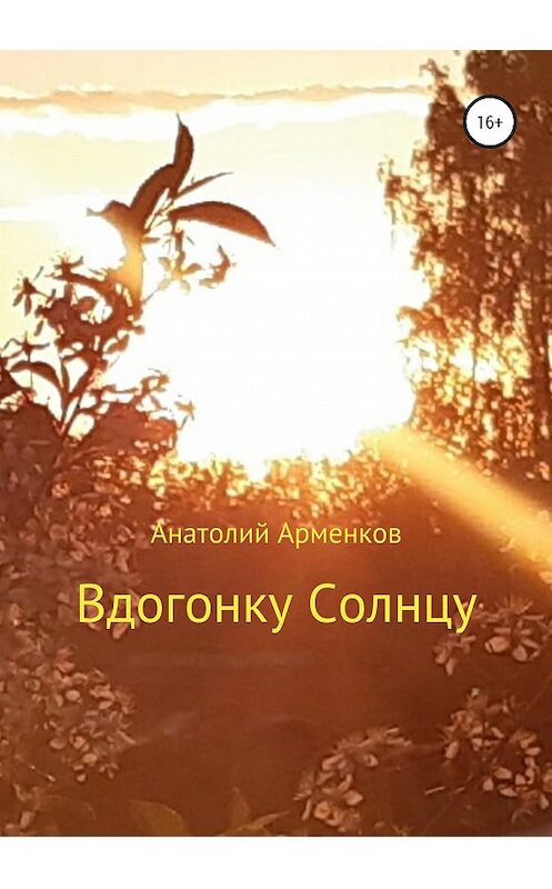 Обложка книги «Вдогонку Солнцу» автора Анатолия Арменкова издание 2020 года.