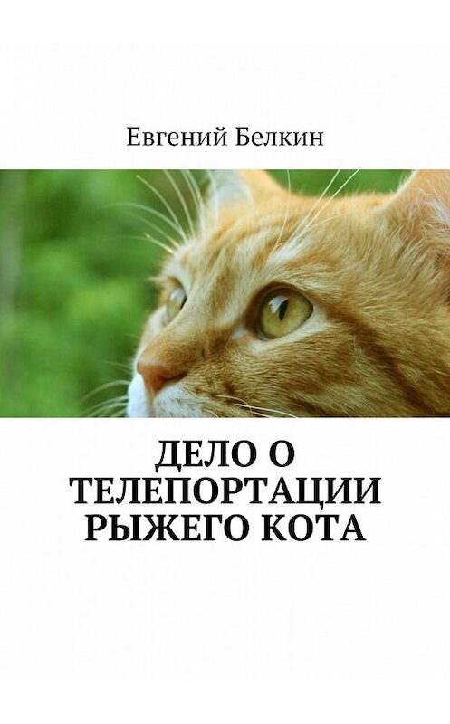 Обложка книги «Дело о телепортации рыжего кота» автора Евгеного Белкина. ISBN 9785448339820.