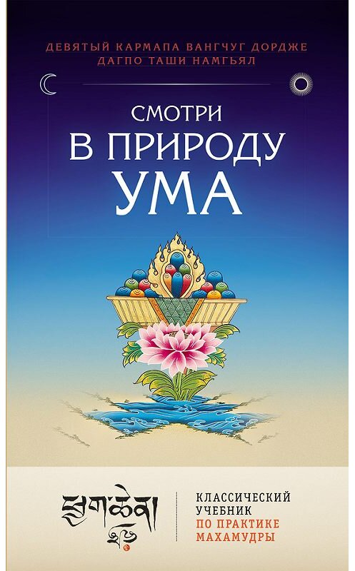 Обложка книги «Смотри в природу ума. Классический учебник по практике Махамудры» автора  издание 2014 года. ISBN 9785919940494.