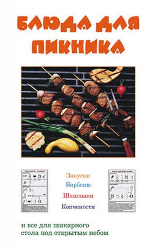 Обложка книги «Блюда для пикника» автора Людмилы Ивлевы издание 2006 года. ISBN 9856751764.