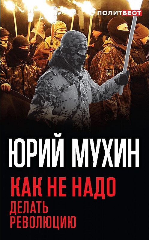 Обложка книги «Как не надо делать революцию» автора Юрия Мухина. ISBN 9785906995216.