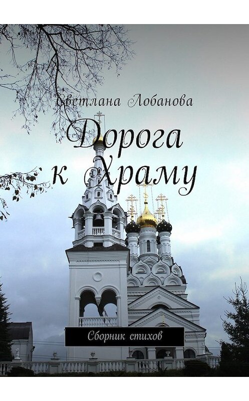 Обложка книги «Дорога к храму. Сборник стихов» автора Светланы Лобановы. ISBN 9785448599521.