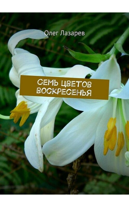 Обложка книги «Семь цветов воскресенья» автора Олега Лазарева. ISBN 9785447409753.