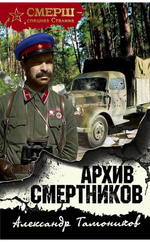 Обложка книги «Архив смертников» автора Александра Тамоникова издание 2017 года. ISBN 9785040896035.