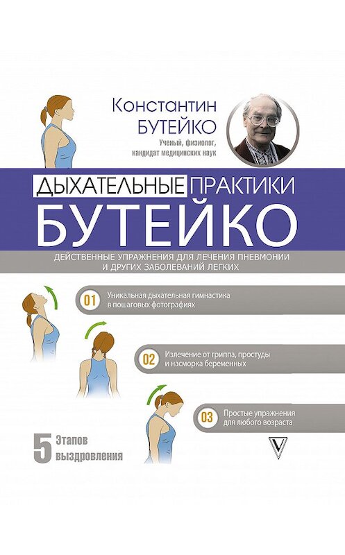 Обложка книги «Дыхательные практики Бутейко» автора Константина Бутейки издание 2020 года. ISBN 9785171231194.