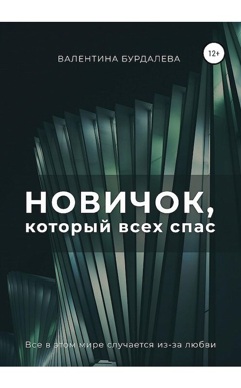 Обложка книги «Новичок, который всех спас» автора Валентиной Бурдалевы издание 2020 года.