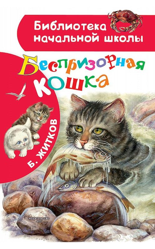 Обложка книги «Беспризорная кошка» автора Бориса Житкова издание 2019 года. ISBN 9785896247449.