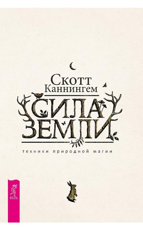 Обложка книги «Сила Земли: техники природной магии» автора Скотта Каннингема издание 2019 года. ISBN 9785957335146.