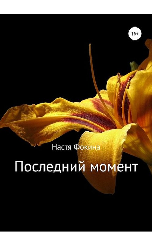 Обложка книги «Последний момент» автора Насти Фокины издание 2020 года.