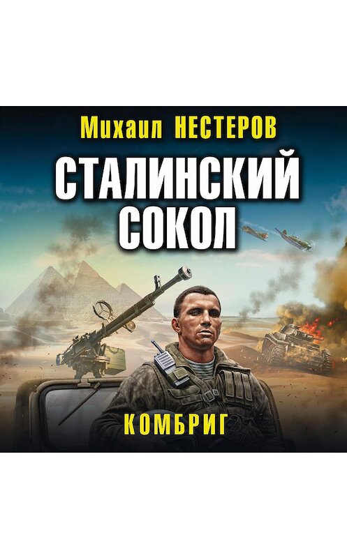 Обложка аудиокниги «Сталинский сокол. Комбриг» автора Михаила Нестерова.