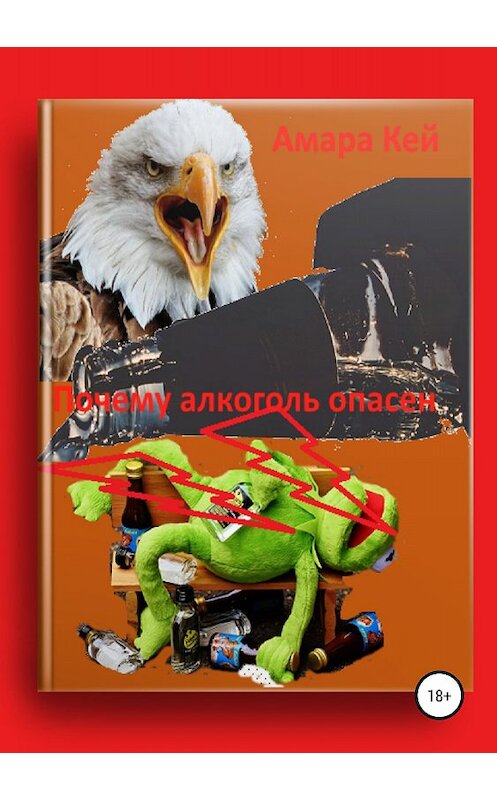 Обложка книги «Почему алкоголь опасен» автора Амары Кея издание 2018 года.