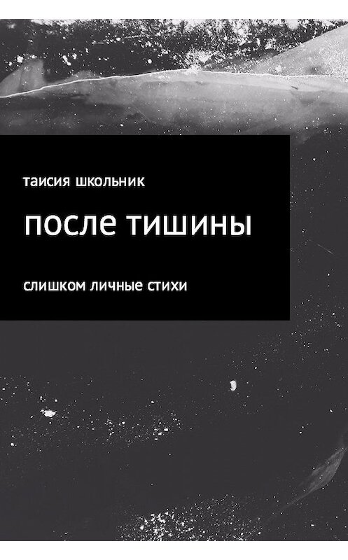 Обложка книги «После тишины» автора Таисии Школьника.