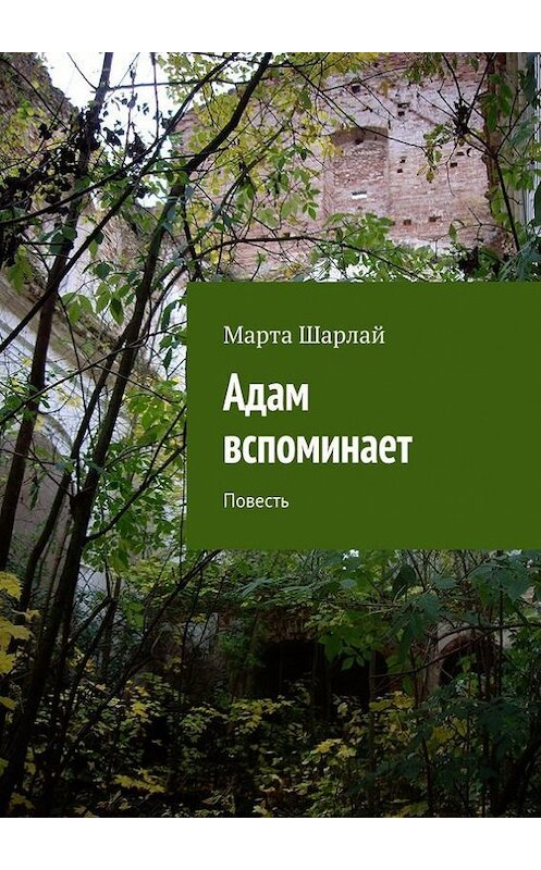 Обложка книги «Адам вспоминает» автора Марти Шарлая. ISBN 9785447420604.