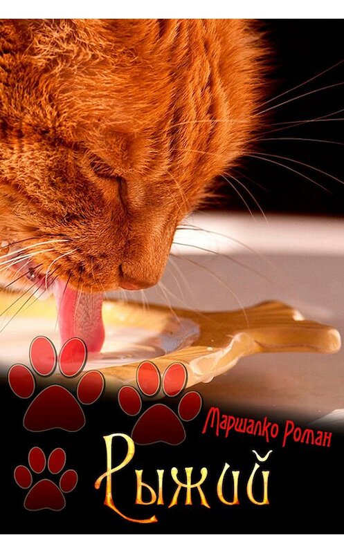 Обложка книги «Рыжий» автора Роман Маршалко издание 2016 года.