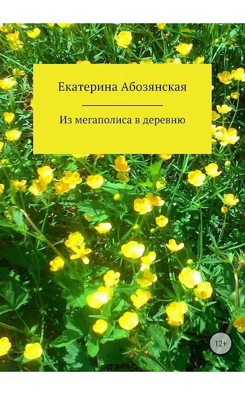 Обложка книги «Из мегаполиса в деревню» автора Екатериной Абозянская издание 2018 года.
