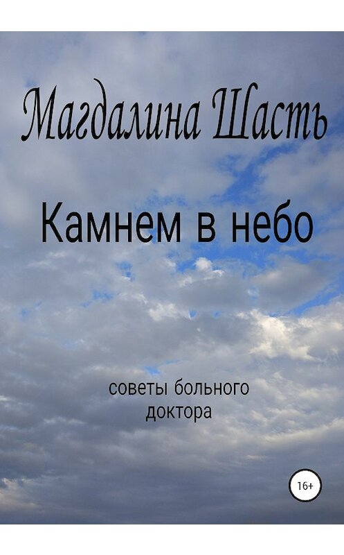 Обложка книги «Камнем в небо» автора Магдалиной Шасти издание 2020 года.