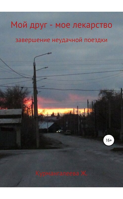 Обложка книги «Мой друг – мое лекарство» автора Жанны Курмангалеевы издание 2019 года.