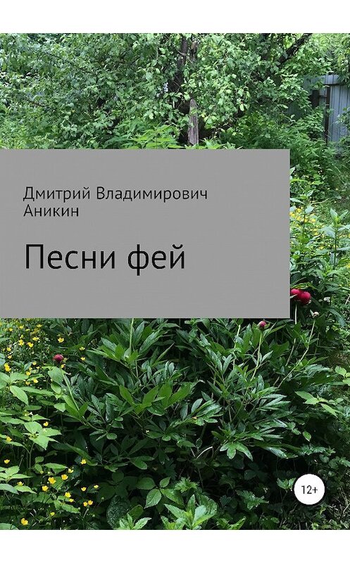 Обложка книги «Песни фей» автора Дмитрия Аникина издание 2019 года.