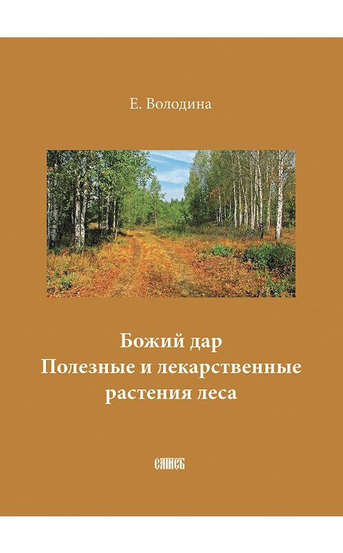 Обложка книги «Божий дар. Полезные и лекарственные растения леса» автора Е. Володины издание 2005 года. ISBN 5737300978.